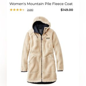 Llbean fleece jacket